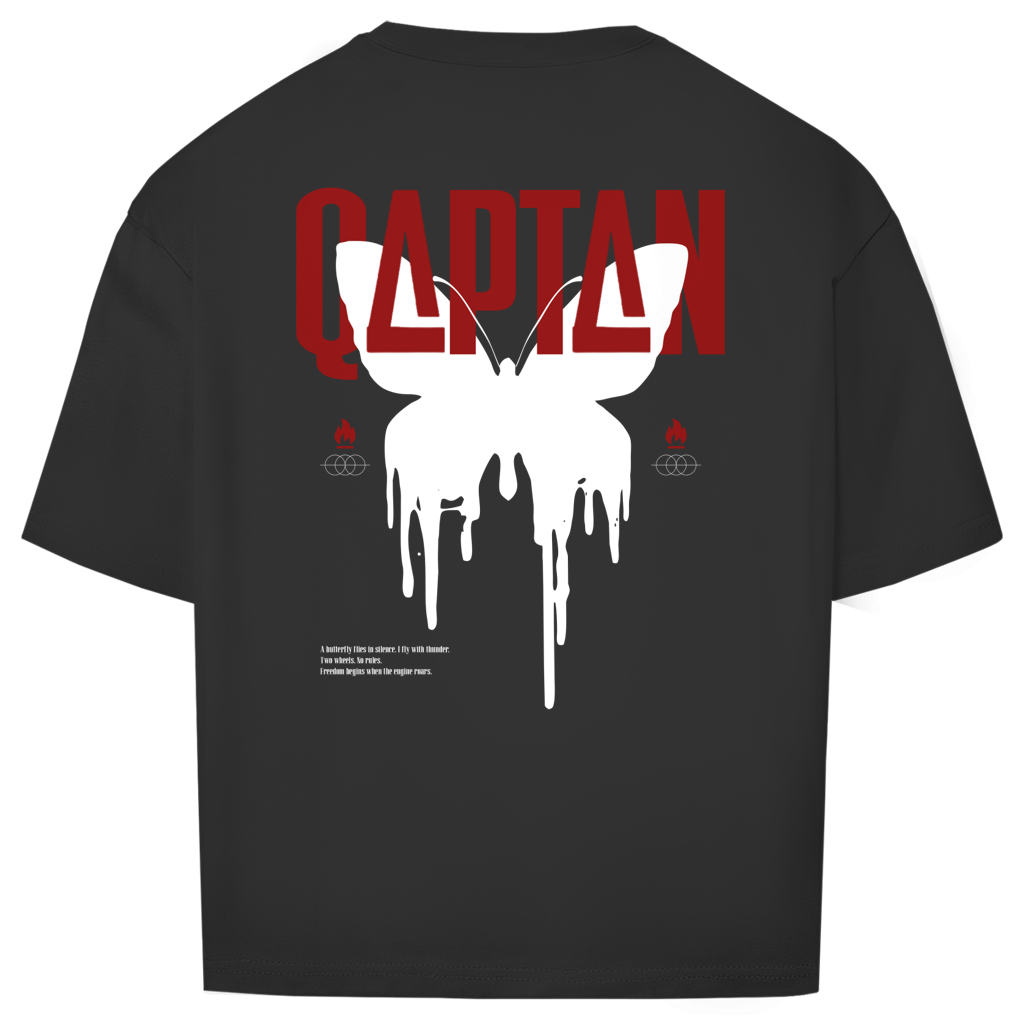 BUTTERFLY - OVERSIZED T-SHIRT  BACKPRINT