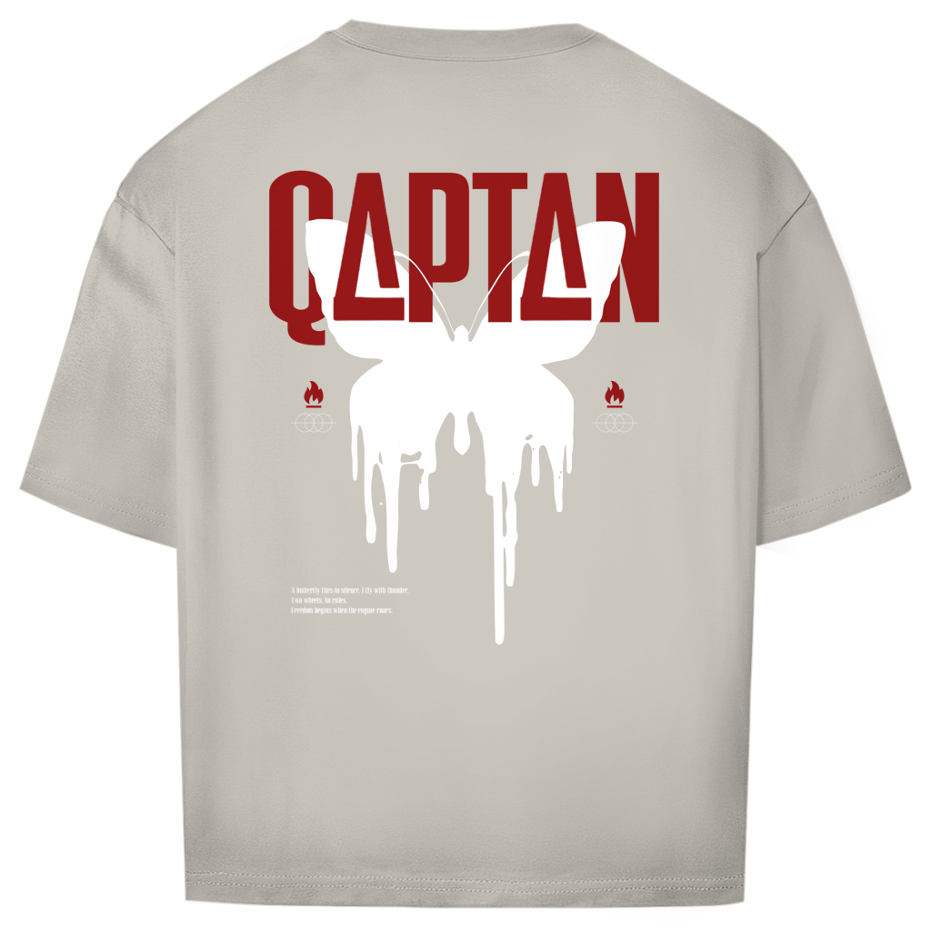 BUTTERFLY - OVERSIZED T-SHIRT  BACKPRINT