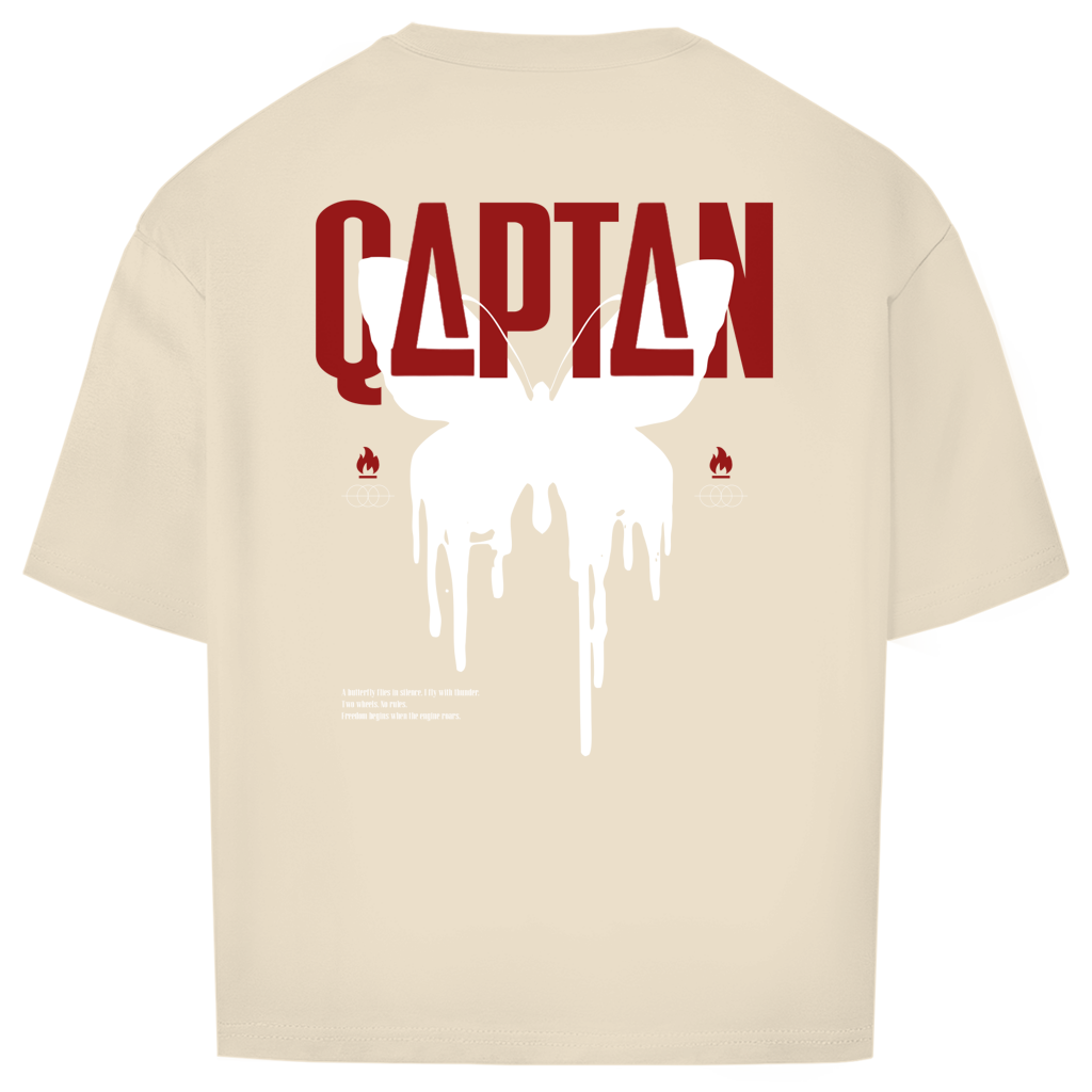 BUTTERFLY - OVERSIZED T-SHIRT  BACKPRINT