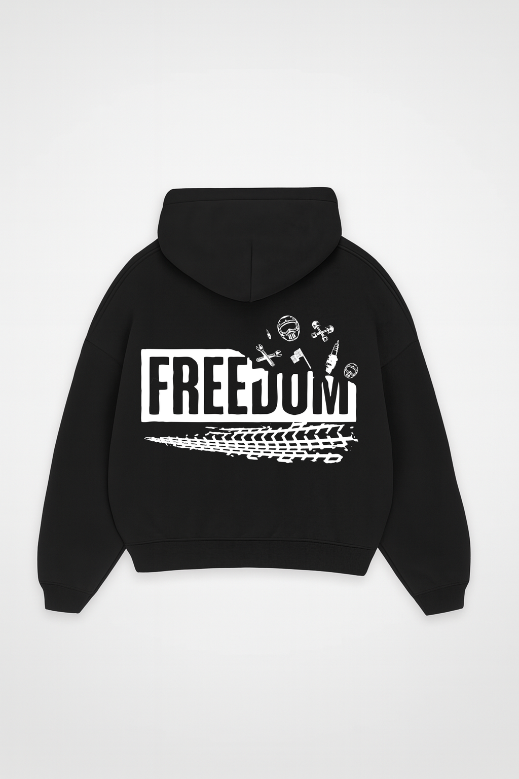 FREEDOM - OVERSIZED HOODIE BACKPRINT