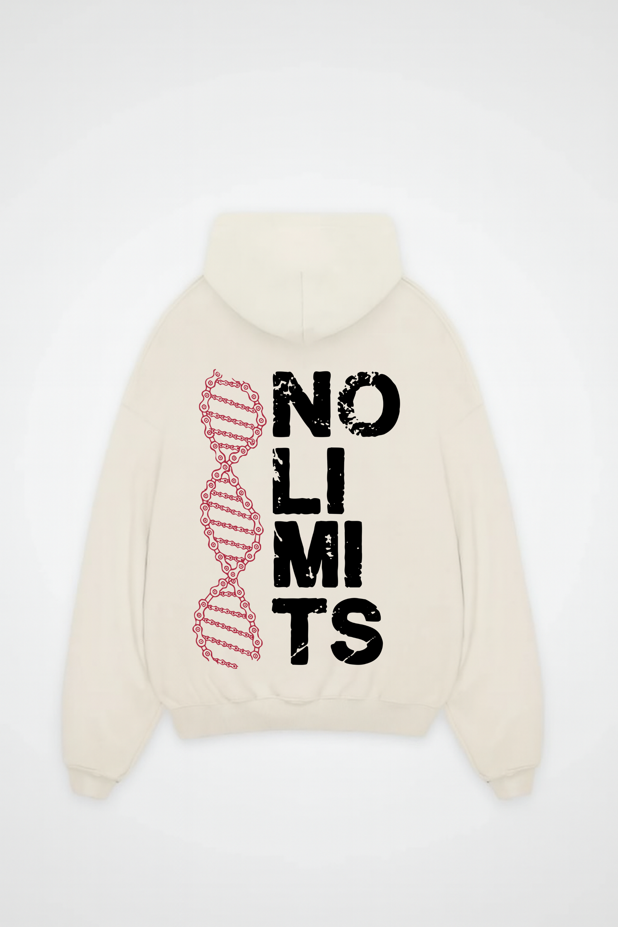 NO LIMIT  - OVERSIZED HOODIE BACKPRINT